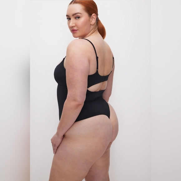 Good American Black Scuba Flexi Wire Bodysuit - Picture 4 of 12